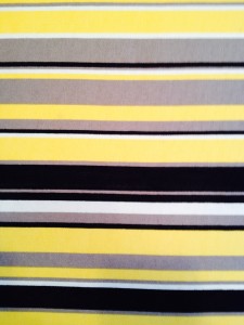 easy fabric wall art stripes