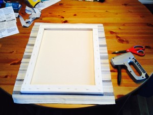 easy fabric wall art prepare frames