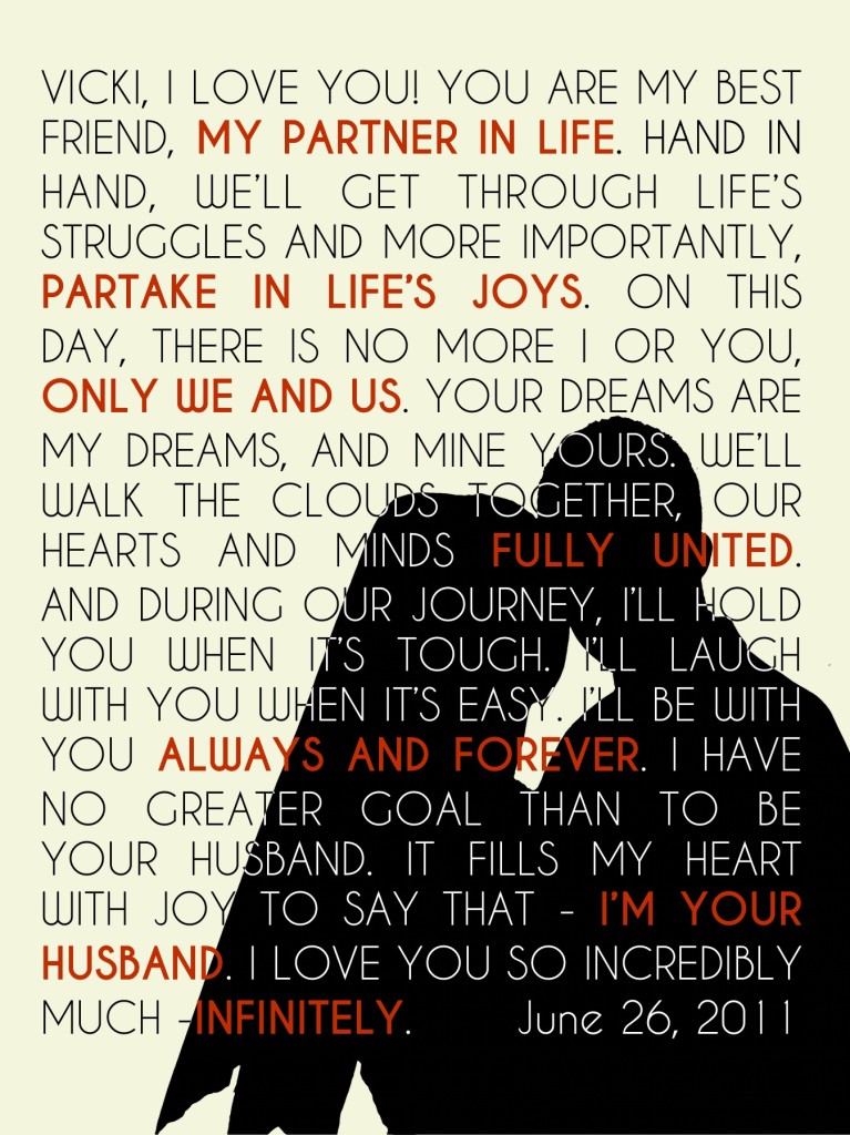 Pixelmator wedding vows art