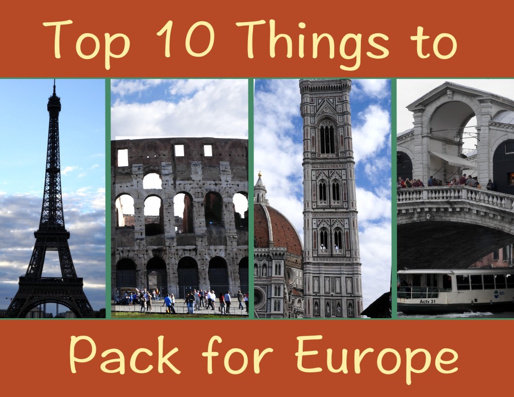 top Europe packing tips